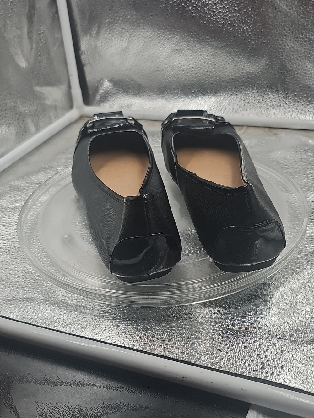 W Black Shoes Sz 8. - Picture 3 of 5